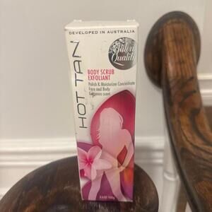 New hot tan body scrub polish and moisturizer concentrate